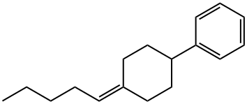Benzene, (4-pentylidenecyclohexyl)- 结构式