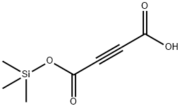 2-Butynedioic acid, 1-(trimethylsilyl) ester Struktur