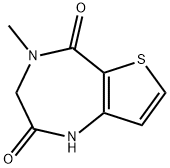 4-甲基-3,4-二氢-1H-噻吩并[3,2-E][1,4]二氮杂-2,5-二酮, 78756-30-6, 结构式