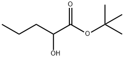 Pentanoic acid, 2-hydroxy-, 1,1-dimethylethyl ester Structure