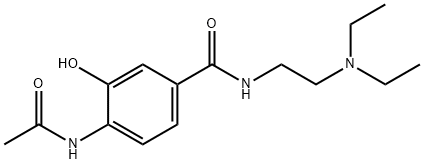 N-acetyl-3-hydroxyprocainamide Struktur