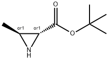 2-?Aziridinecarboxylic acid, 3-?methyl-?, 1,?1-?dimethylethyl ester, (2R,?3S)?-?rel- Struktur