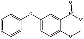 Benzene, 1-methoxy-2-nitro-4-phenoxy- Structure