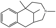 1,6-Methano-1H-4-benzazonine,2,3,4,5,6,7-hexahydro-1,4,12-trimethyl-(9CI) 化学構造式