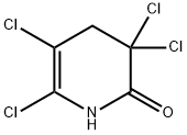 2(1H)-Pyridinone, 3,3,5,6-tetrachloro-3,4-dihydro-,79204-47-0,结构式