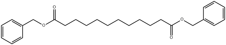 Dodecanedioic acid, 1,12-bis(phenylmethyl) ester Structure