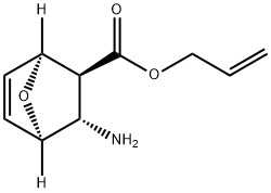 7-?Oxabicyclo[2.2.1]?hept-?5-?ene-?2-?carboxylic acid, 3-?amino-?, 2-?propen-?1-?yl ester, (1S,?2S,?3S,?4R)?- Structure