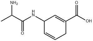 1,?4-?Cyclohexadiene-?1-?carboxylic acid, 3-?[(2-?amino-?1-?oxopropyl)?amino]?-,793616-69-0,结构式