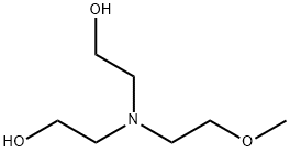 Ethanol, 2,2'-[(2-methoxyethyl)imino]bis- Struktur