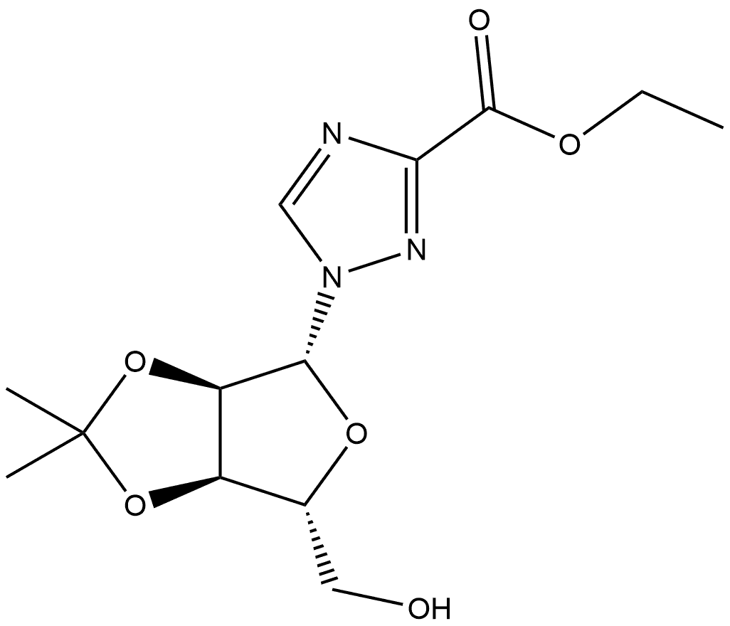 1H-1,2,4-Triazole-3-carboxylic acid, 1-[2,3-O-(1-methylethylidene)-β-D-ribofuranosyl]-, ethyl ester