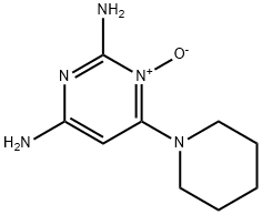 2,4-Pyrimidinediamine, 6-(1-piperidinyl)-, 1-oxide Struktur