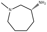 1H-?Azepin-?3-?amine, hexahydro-?1-?methyl-?, (3R)?- 结构式