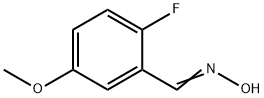 Benzaldehyde, 2-fluoro-5-methoxy-, oxime Structure