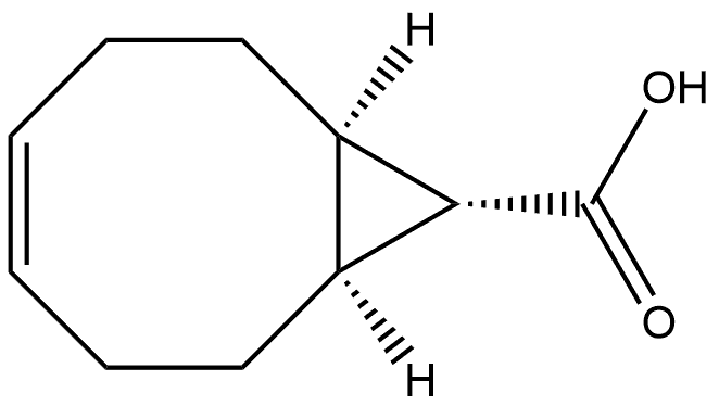 Bicyclo[6.1.0]non-4-ene-9-carboxylic acid, (1α,8α,9α)- (9CI) Struktur