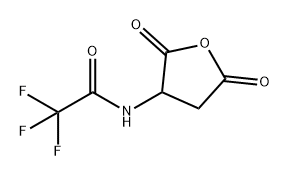 Acetamide, 2,2,2-trifluoro-N-(tetrahydro-2,5-dioxo-3-furanyl)- 结构式