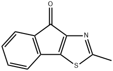4H-?Indeno[2,?1-?d]?thiazol-?4-?one, 2-?methyl- 结构式