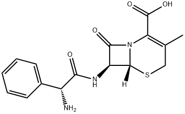 5-Thia-1-azabicyclo[4.2.0]oct-2-ene-2-carboxylic acid, 7-[[(2R)-aminophenylacetyl]amino]-3-methyl-8-oxo-, (6R,7S)- (9CI) Structure