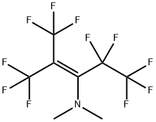 2-Penten-3-amine, 1,1,1,4,4,5,5,5-octafluoro-N,N-dimethyl-2-(trifluoromethyl)- Struktur