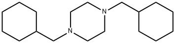 Piperazine, 1,4-bis(cyclohexylmethyl)- Structure