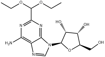 Adenosine, 2-(diethoxymethyl)- (9CI) Structure