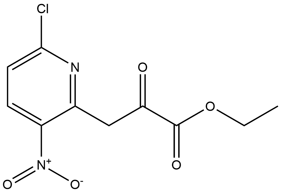 2-Pyridinepropanoic acid, 6-chloro-3-nitro-α-oxo-, ethyl ester