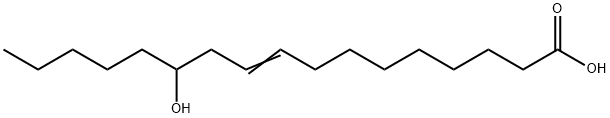 9-Heptadecenoic acid, 12-hydroxy- Struktur
