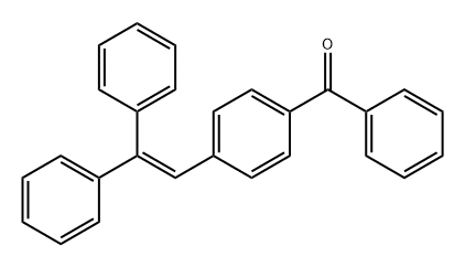 Methanone, [4-(2,2-diphenylethenyl)phenyl]phenyl- Structure