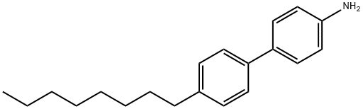 [1,1'-Biphenyl]-4-amine, 4'-octyl- Structure