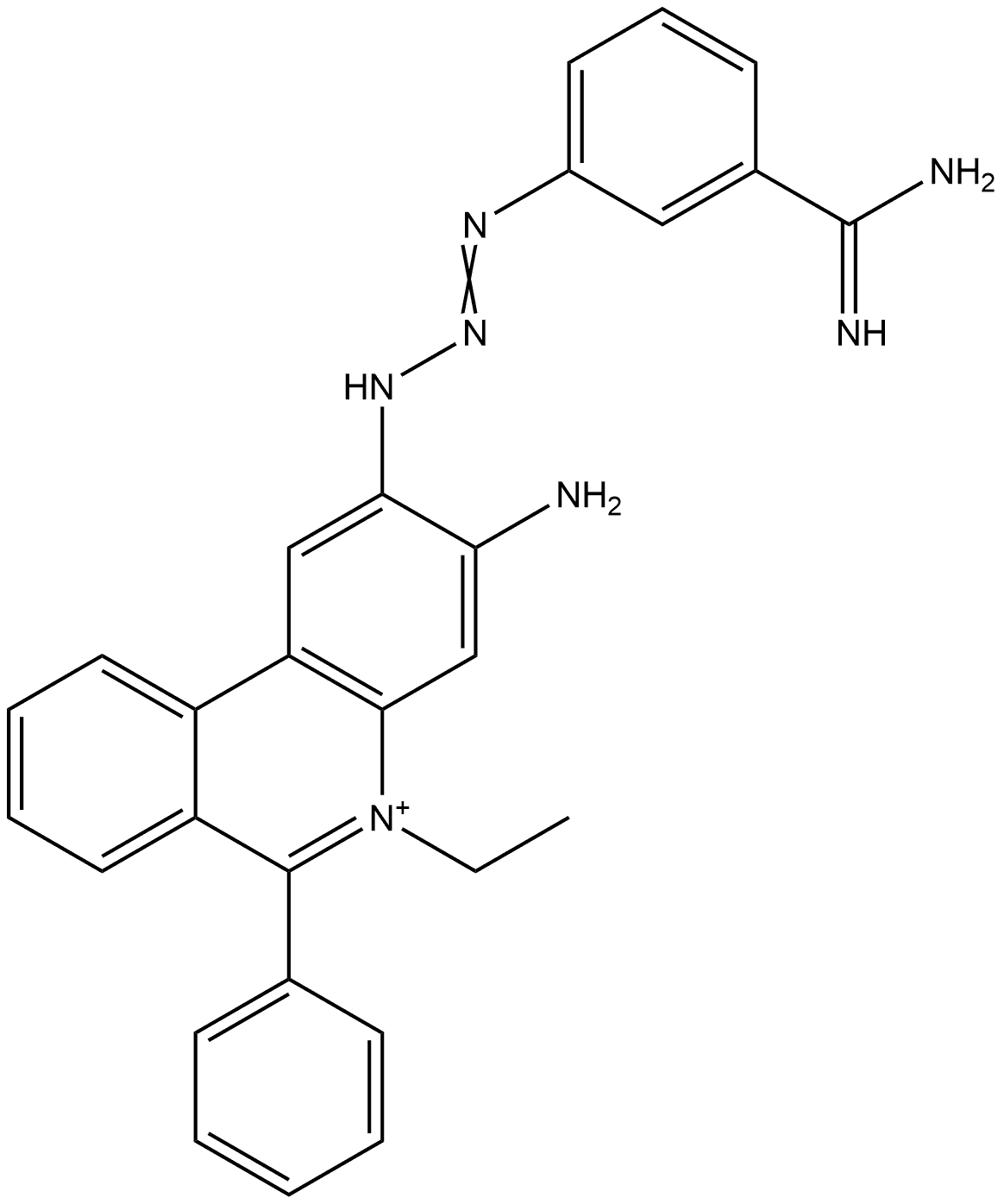 Isometamidium Impurity 6 结构式