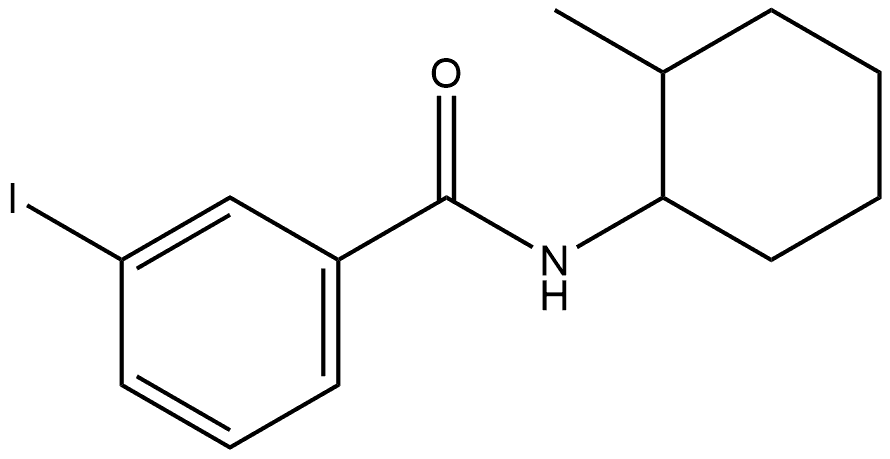 3-Iodo-N-(2-methylcyclohexyl)benzamide Structure
