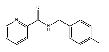2-Pyridinecarboxamide, N-[(4-fluorophenyl)methyl]- Structure