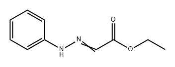 Acetic acid, 2-(2-phenylhydrazinylidene)-, ethyl ester Structure