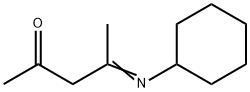 2-Pentanone, 4-(cyclohexylimino)- Struktur