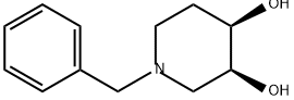 3,4-Piperidinediol, 1-(phenylmethyl)-, cis- (9CI) 结构式