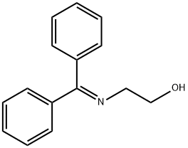 Ethanol, 2-[(diphenylmethylene)amino]- Structure