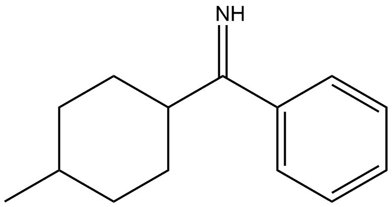 Benzenemethanimine, α-?(4-?methylcyclohexyl)?- Struktur
