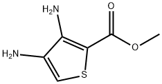 METHYL 3,4-DIAMINOTHIOPHENE-2-CARBOXYLATE. Struktur