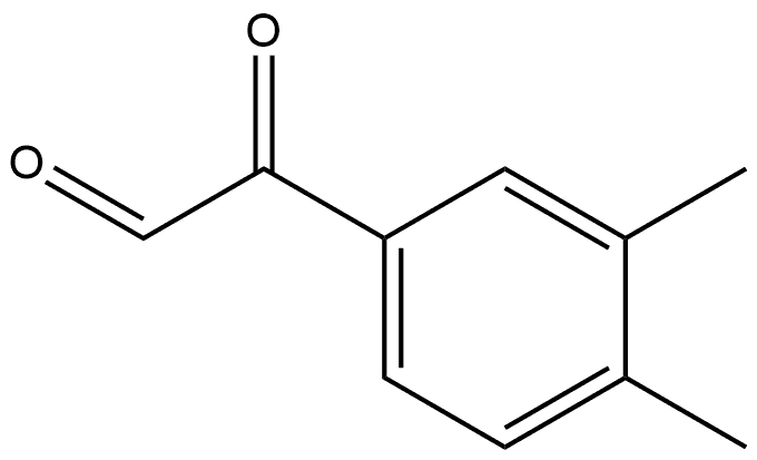 Benzeneacetaldehyde, 3,4-dimethyl-α-oxo-,80688-36-4,结构式