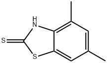 2(3H)-Benzothiazolethione,4,6-dimethyl-(9CI) Struktur