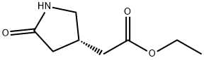 3-Pyrrolidineacetic acid, 5-oxo-, ethyl ester, (3S)- Structure