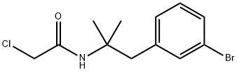 Acetamide, N-[2-(3-bromophenyl)-1,1-dimethylethyl]-2-chloro-