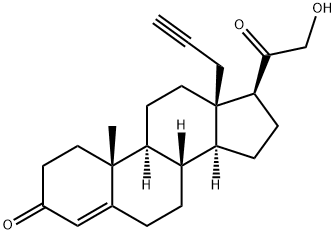 18-ethynyldeoxycorticosterone Struktur