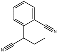 2-(1-cyanopropyl)benzonitrile Struktur