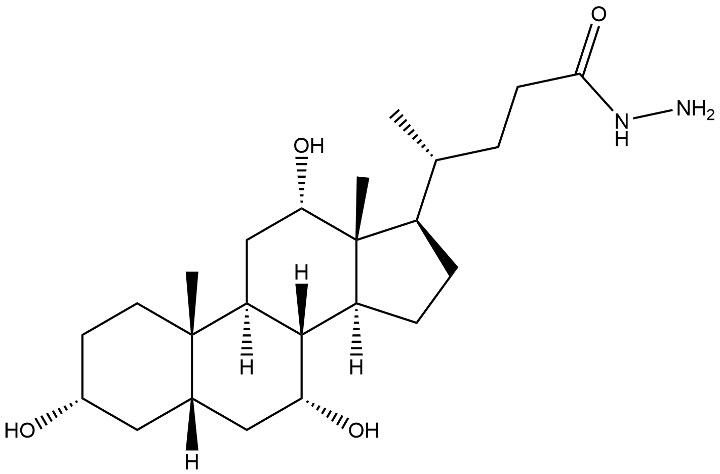 Cholan-24-oic acid, 3,7,12-trihydroxy-, hydrazide, (3α,5β,7α,12α)-