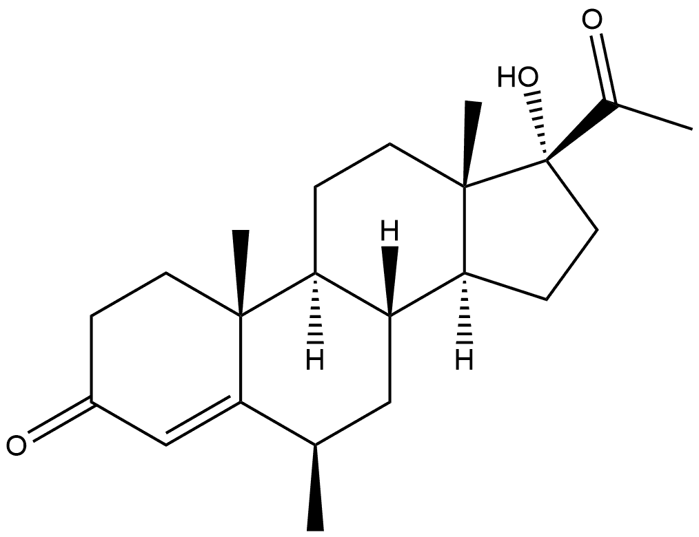 6β-Medroxyprogesterone Structure