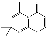 4H,?8H-?Pyrimido[2,?1-?b]?[1,?3]?thiazin-?4-?one, 6,?8,?8-?trimethyl- Struktur