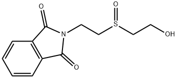 2-(2-((2-hydroxyethyl)sulfinyl)ethyl)isoindoline-1,3-dione Struktur
