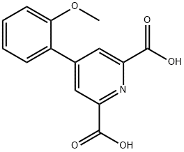 4-(2-Methoxyphenyl)pyridine-2,6-dicarboxylic acid Structure