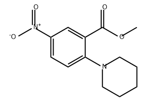Benzoic acid, 5-nitro-2-(1-piperidinyl)-, methyl ester
