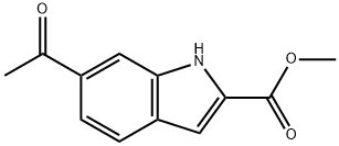 1H-Indole-2-carboxylic acid, 6-acetyl-, methyl ester